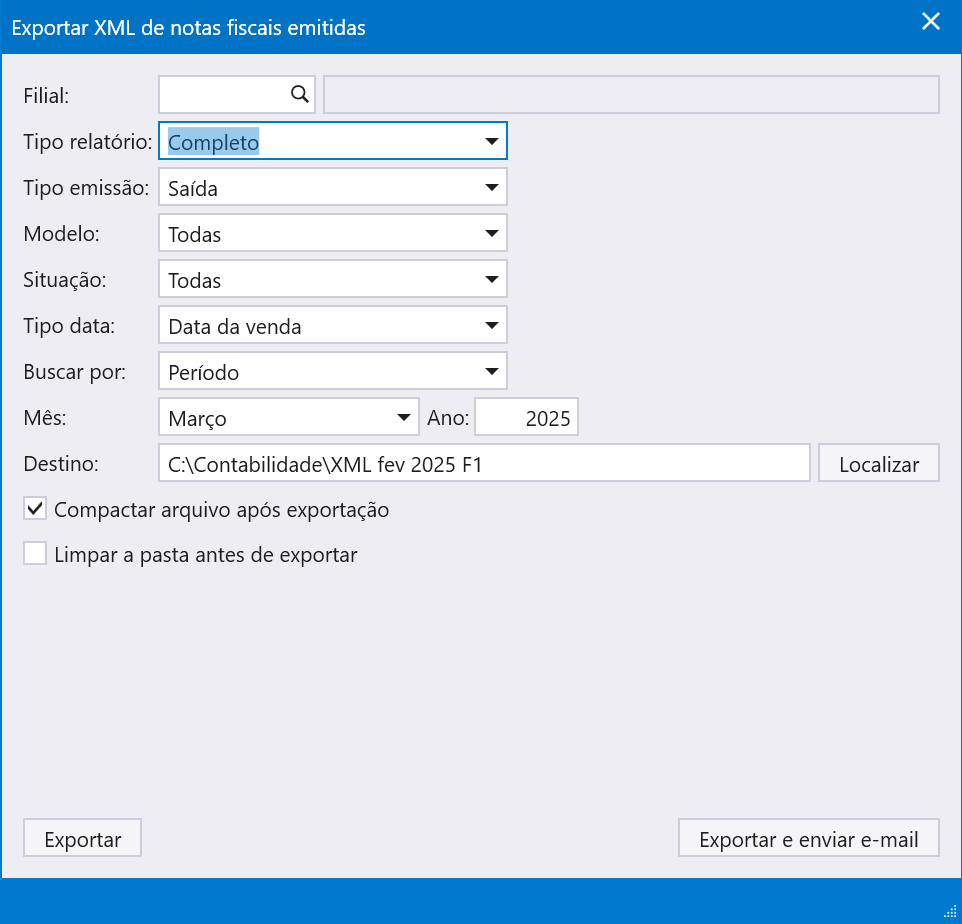 Emissão de nota fiscal com 1 clique